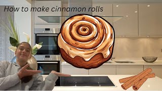 How to make easy and delicious cinnamon rolls 🎀 [upl. by Papert656]