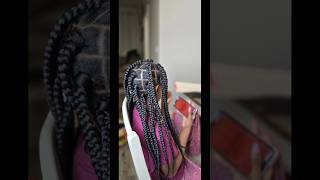 Jumbo Braids protectivestyles braids naturalhair [upl. by Elleahcim]