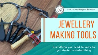 Jewelry Making Tools You ABSOLUTELY NEED To Start Metalsmithing  Metalsmith Academy [upl. by Drahnreb]