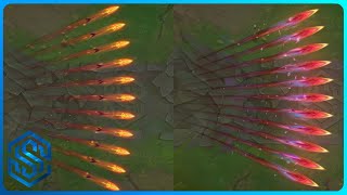 Infernal Ashe vs Crystalis Motus Skin ULTIMATE COMPARISON [upl. by Lledrac]