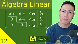 Escalonamento de Matrizes — Método de Gauss  12 Álgebra Linear [upl. by Bhatt815]