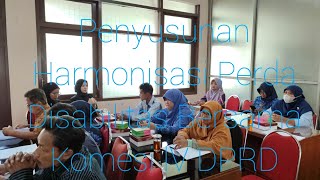 penyusunan harmonisasi Perda disabilitas bersama komesi IV DPRD Wonogiri [upl. by Einal962]