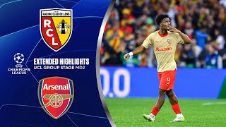 Lens vs Arsenal Extended Highlights  UCL Group Stage MD 2  CBS Sports Golazo [upl. by Charla]