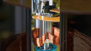 Wonderful motor winding production process😮 motor winding [upl. by Burty]