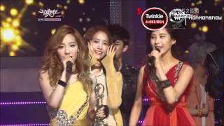 HD 1080p TTS Twinkle 1st Music Bank Win With Yoona [upl. by Delmor]