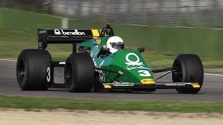 FIA Masters Historic F1 2018 Imola 15 Minutes of Pure Cosworth 30 DFV V8 Sounds [upl. by Malvina]