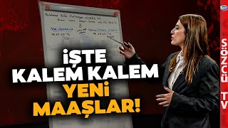 SGK Uzmanı Son Zammı Kalem Kalem Hesapladı Memur SSK ve BağKur Emekli Maaşı [upl. by Holladay]