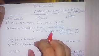 Companies Act 2013  Section 149 15 Part 1  Read Description n comments [upl. by Ibmab]