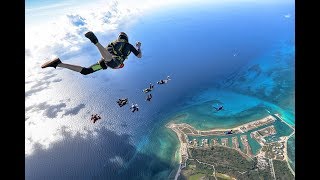 Skydiving over the Bahamas  Best jumps of 2018 [upl. by Lassiter350]