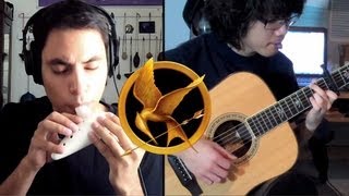 Hunger Games  Safe and Sound  OcarinaGuitar Cover [upl. by Yramanna]