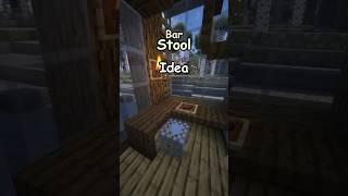 How to build BAR STOOLS in Minecraft Tutorial minecraft [upl. by Dysart430]