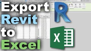 How to Export Schedules from Revit to Excel Tutorial [upl. by Kaiser166]