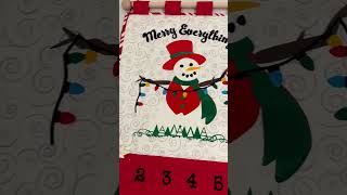 Christmas Accessories Red Christmas Decorations Luxury Snowman Xmas Advent Calendar [upl. by Trstram]