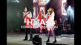 HaAsh Concierto Lima  Peru 2018 Completo  Gigi Aventuras [upl. by Acinok]