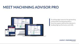 Machining Advisor Pro  Custom Running Parameters from Harvey Performance [upl. by Adniuqal]