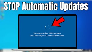 2024 Disable Automatic Updates on Windows 10 Permanently 2 Methods [upl. by Ferrand]