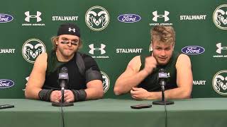 Colorado State Football Defensive Players PostGame vs Nevada 2023 [upl. by Carley873]