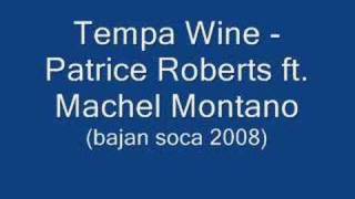 Tempa WinePatrice Roberts ft Machel MontanoBajan Soca2008 [upl. by Darcee]