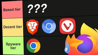 The ULTIMATE Browser Tier List Based Tier to Spyware Tier [upl. by Enelyam123]