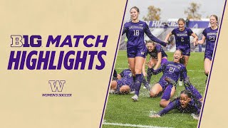 Washington 3 Oregon 0  Huskies Highlights [upl. by Grodin427]