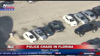 FULL POLICE CHASE High Speed Chase In Miami Florida [upl. by Einnol]