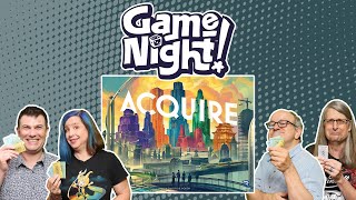 Acquire  GameNight Se11 Ep21  How to Play and Playthrough [upl. by Hak]