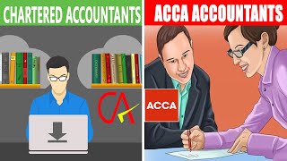 CA vs ACCA Chartered Accountant और Association of Chartered Certified Accountants क्या choose करे [upl. by Anirrak]