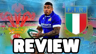 Wales vs Italy REVIEW [upl. by Carri]