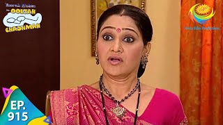 Taarak Mehta Ka Ooltah Chashmah  Episode 915  Full Episode [upl. by Scharf]