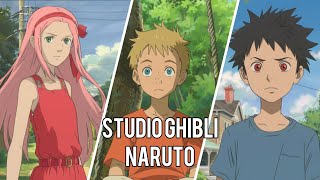 AI Remakes Naruto Into Studio Ghibli SliceOfLife Anime anime studioghibli [upl. by Hassadah972]