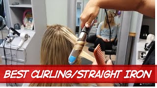 BabylissPro Nano Titanium Prima3000 1 14quot Stainless Steel Straightening Iron Review and Demo [upl. by Auqenet]