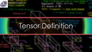 Introduction to Tensors Transformation Rules [upl. by Kowalski]