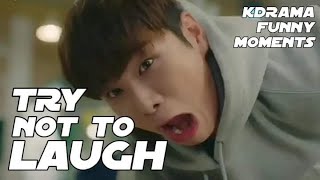 Kdrama try not to laugh  Kdrama funny moments [upl. by Ibur]