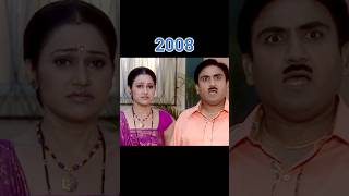 Jethalal And Daya 2008 To 2024tmkocjethalaldaya shorts [upl. by Quita]