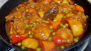 THE SECRET TO MAKE SUPER YUMMY CHICKEN AFRITADA Its so Simple and Easy Everyone can Make it [upl. by Adnerb]