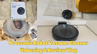 Proscenic 850T Robot Vacuum Cleaner Unboxing Setup and InDepth Review  3000Pa Suction Power [upl. by Gwenni]