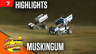 Ohio Sprint Speedweek at Muskingum County Speedway 61324  Highlights [upl. by Schultz]