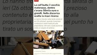 I gioielli nel materasso frasedelgiorno perte humor notizie cronaca attualità rete4 youtube [upl. by Bodrogi]