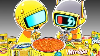 Incredibox Sprunki Mukbang  FUN BOT Return to PHASE 1  Convenience Store FOOD MUKBANG  Animation [upl. by Mistrot622]