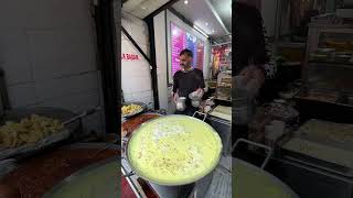 Slowest Badam milk maker  Street food India food foodie streetfood [upl. by Darlleen]