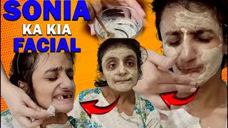 Sonias First Facial  Special Child  Sonia Vlogs [upl. by Eyeleen]