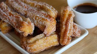 Receta de churros caseros 🤤 ¡FÁCILES Y RAPIDOS 😋 [upl. by Daron]