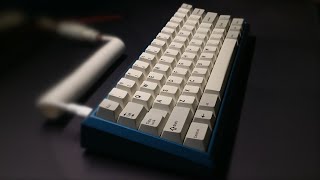 Fjell Unikorn Gummy ORing Mount Merro60 PCB OLD  Cherry Mx Blacks on Alu Plate Typing Sounds [upl. by Nonez634]