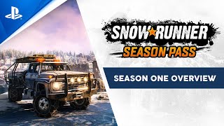 SnowRunner  Season One Overview Trailer  PS4 [upl. by Lynna409]