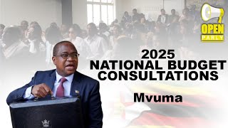 Mvuma 2025 National Budget Consultations Meeting [upl. by Reinhart]