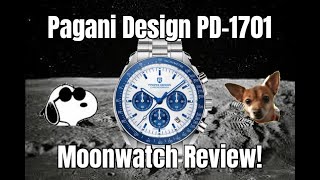 Pagani Design PD1701 Moonwatch Review [upl. by Naes]