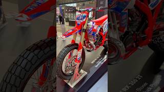 Beta RX 350 2T Casey Stoner Flat Track bike at EICMA beta rx flattrack eicma [upl. by Sonaj255]