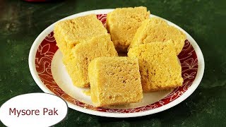 Mysore pak recipe  How to make mysore pak [upl. by Atnoed950]