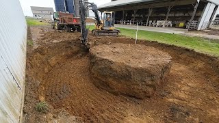 Massive Footer for New Upright Silo [upl. by Croom242]