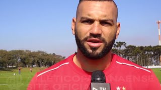 Weverton destaca solidez defensiva atleticana para o clássico Atletiba [upl. by Zacharie]